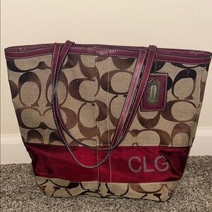 Coach Signature Tote Bag